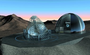 OWL - Ohromne veľký teleskop s priemerom hlavného zrkadla 100 metrov , bude uvedený do prevádzky v roku 2019 .