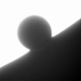 Venuša vstupuje na disk Slnka- efekt kvapky .