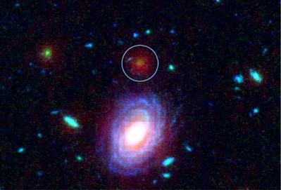 HUDF JD-2 : jedna z najvzdialenejších doteraz známych galaxií vo vesmíre .